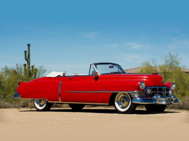 1952, Cadillac, Series, 62, Convertible, Classic, Old, Vintage, Retro ...
