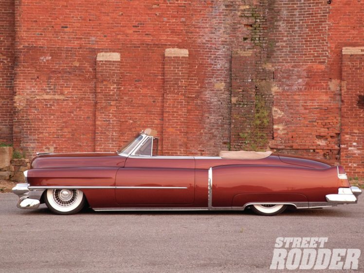 1953, Cadillac, Series, 62, Convertible, Hotrod, Hot, Rod, Custom, Lowered, Low, Usa, 1600×1200 01 HD Wallpaper Desktop Background