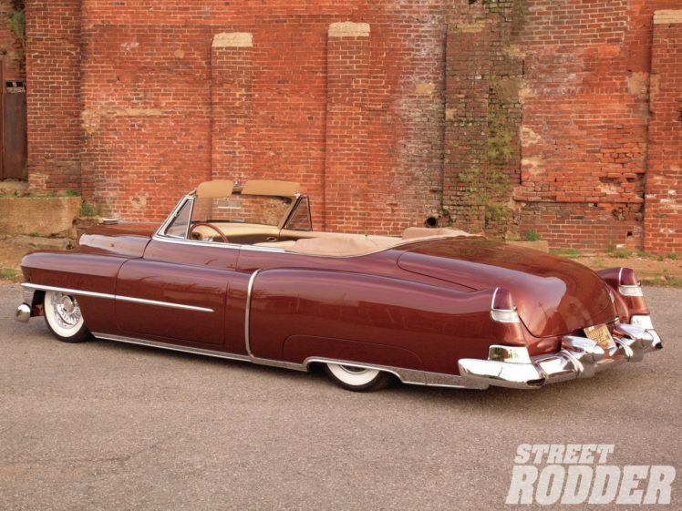 1953, Cadillac, Series, 62, Convertible, Hotrod, Hot, Rod, Custom, Lowered, Low, Usa, 1600×1200 03 HD Wallpaper Desktop Background