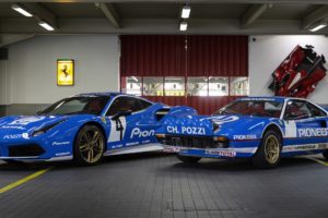 2016, Ferrari, 488, Gtb, Pioneer, Livery, Cars, Blue, Modified