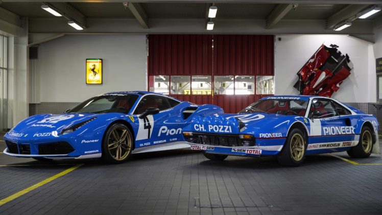 2016, Ferrari, 488, Gtb, Pioneer, Livery, Cars, Blue, Modified HD Wallpaper Desktop Background