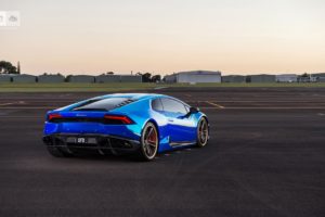 blue, Chrome, Lamborghini, Huracan, Cars, Modified