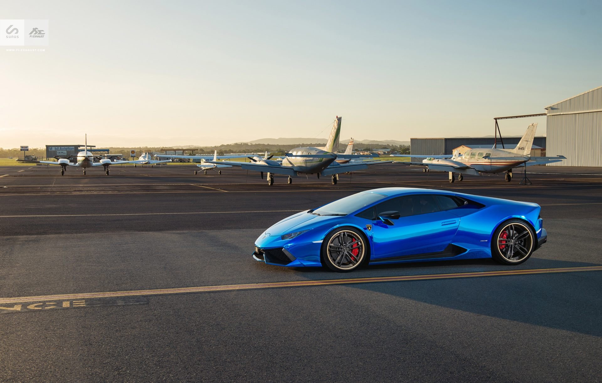 blue, Chrome, Lamborghini, Huracan, Cars, Modified Wallpaper