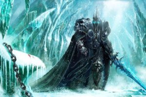 world, Of, Warcraft, Lich, King, Sword, Cold, Snow, Chain