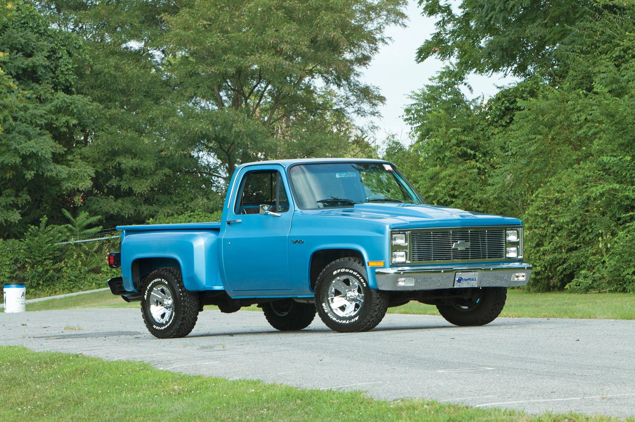 1982, Chevrolet, C10, Truck, Cars, Pickup, Blue Wallpaper