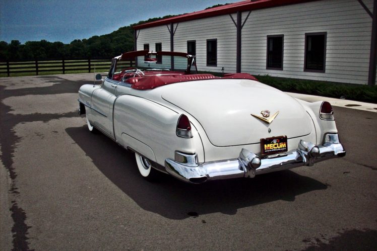 1953, Cadillac, Series, 62, Convertible, Classic, Old, Vintage, White, Usa,  03 HD Wallpaper Desktop Background