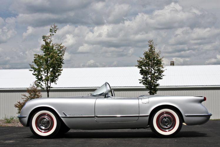 1954, Chevrolet, Corvette, Styling, Classic, Old, Vintage, Original, Silver, Usa, 3584×2345 01 HD Wallpaper Desktop Background