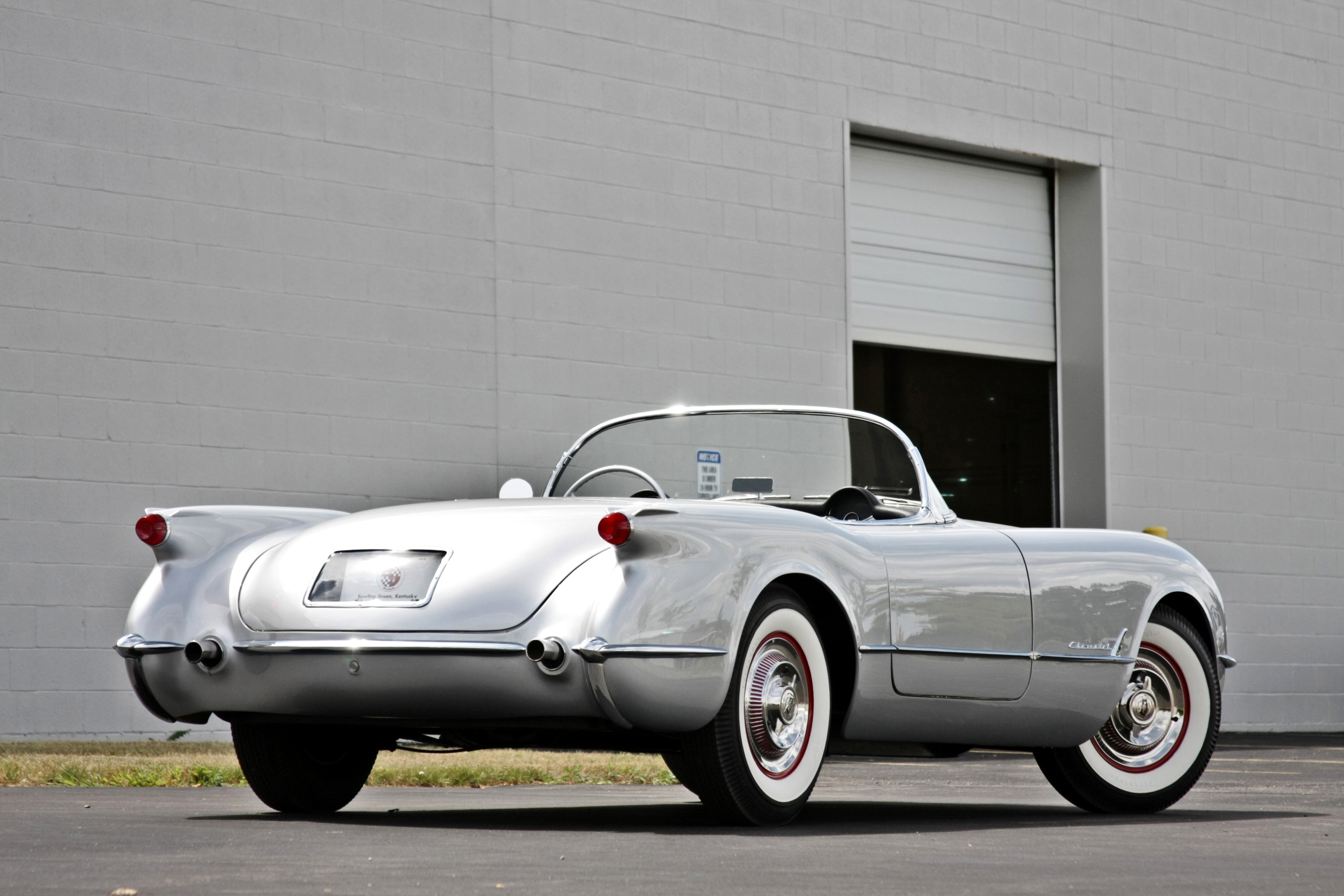 1954, Chevrolet, Corvette, Styling, Classic, Old, Vintage, Original, Silver, Usa, 3584x2345 04 Wallpaper