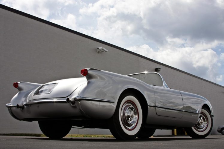 1954, Chevrolet, Corvette, Styling, Classic, Old, Vintage, Original, Silver, Usa, 3584×2345 05 HD Wallpaper Desktop Background