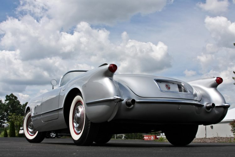 1954, Chevrolet, Corvette, Styling, Classic, Old, Vintage, Original, Silver, Usa, 3584×2345 06 HD Wallpaper Desktop Background