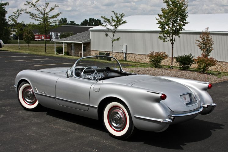 1954, Chevrolet, Corvette, Styling, Classic, Old, Vintage, Original, Silver, Usa, 3584×2345 07 HD Wallpaper Desktop Background