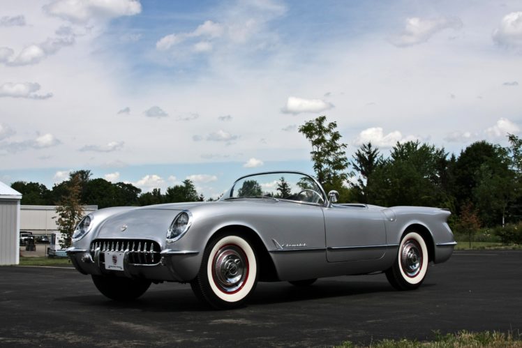 1954, Chevrolet, Corvette, Styling, Classic, Old, Vintage, Original, Silver, Usa, 3584×2345 09 HD Wallpaper Desktop Background