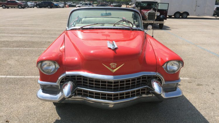 1955, Cadillac, Eldorado, Convertible, Classic, Old, Vintage, Retro, Red, Usa, 3264×1836 02 HD Wallpaper Desktop Background