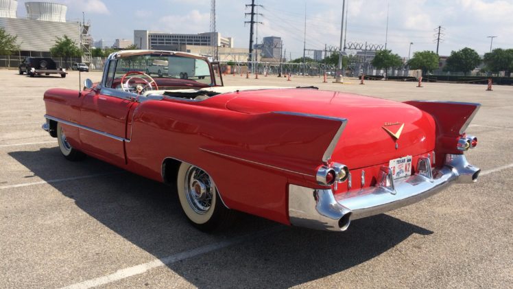 1955, Cadillac, Eldorado, Convertible, Classic, Old, Vintage, Retro, Red, Usa, 3264×1836 05 HD Wallpaper Desktop Background