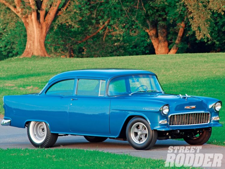 1955, Chevrolet, 210, Drag, Pro, Street, Hotrod, Hot, Rod, Streerod, Blue, Usa, 1600×1200 01 HD Wallpaper Desktop Background