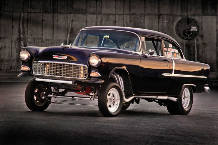 1955, Chevrolet, 210, Sedan, Two, Door, Gasser, Drag, Dragster, Street, Hot, Usa, 1500×1000 01 HD Wallpaper Desktop Background