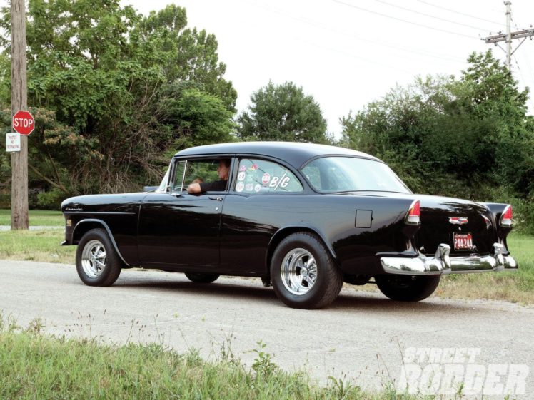 1955, Chevrolet, 210, Sedan, Two, Door, Gasser, Drag, Dragster, Street, Hot, Usa, 1600×1200 10 HD Wallpaper Desktop Background
