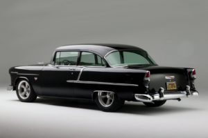 1955, Chevrolet, 210, Sedan, Two, Door, Hotrod, Streetrod, Hot, Rod, Street, Black, Usa, 1600×1200 12