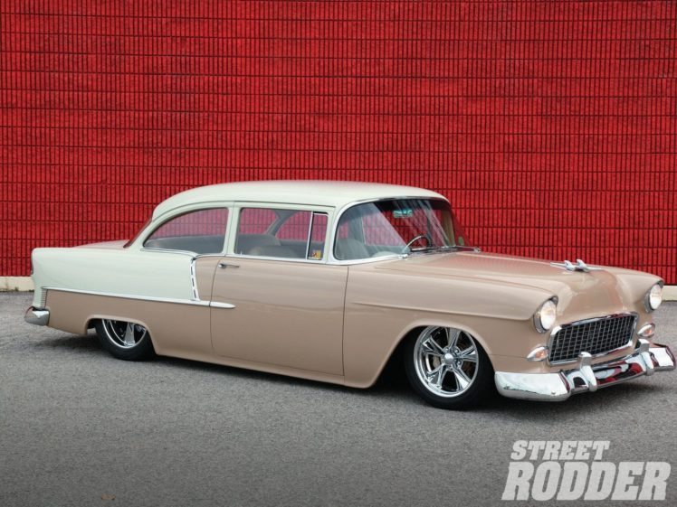 1955, Chevrolet, 210, Sedan, Two, Door, Hotrod, Streetrod, Hot, Rod, Street, Usa, 1600×1200 09 HD Wallpaper Desktop Background