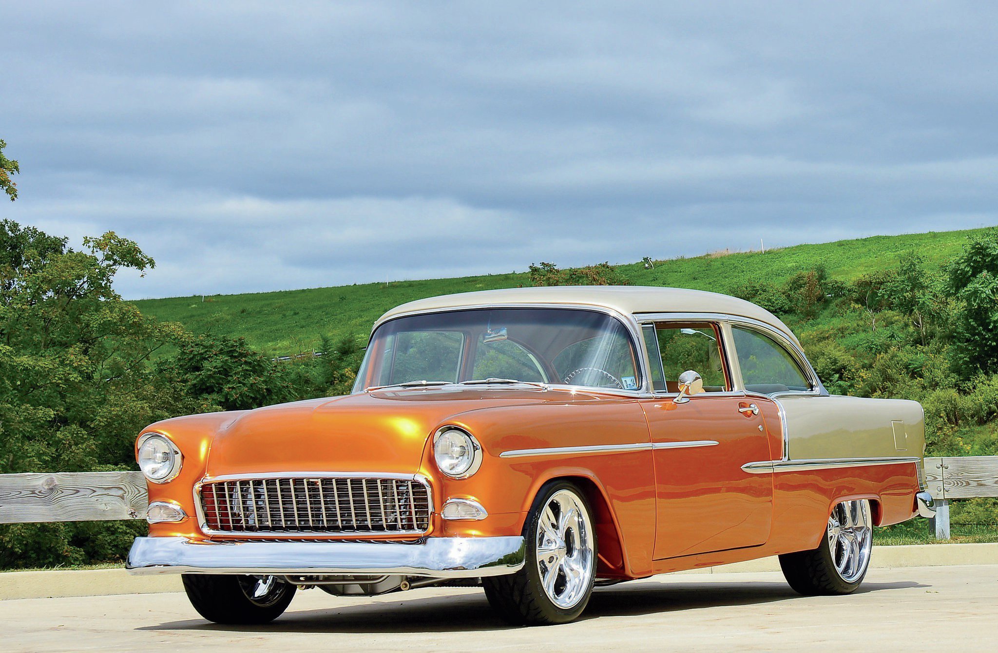 1955, Chevrolet, 210, Sedan, Two, Door, Hotrod, Streetrod, Hot, Rod, Street, Usa, 2048x1340 06 Wallpaper