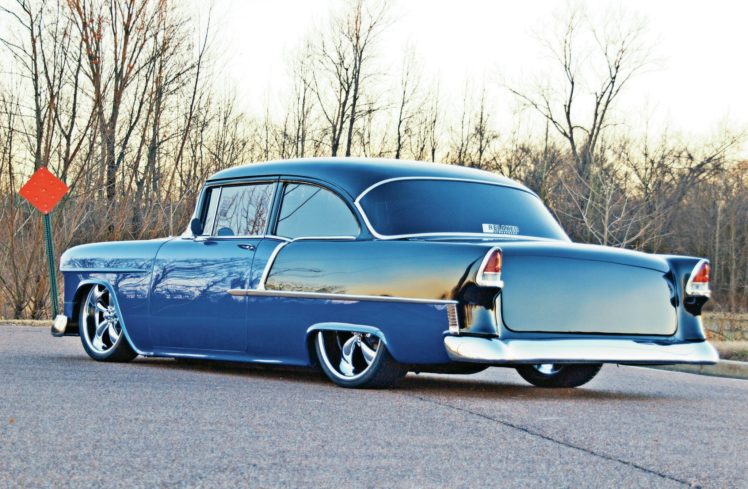 1955, Chevrolet, 210, Sedan, Two, Door, Hotrod, Streetrod, Hot, Rod, Street, Usa, 2048×1360 18 HD Wallpaper Desktop Background