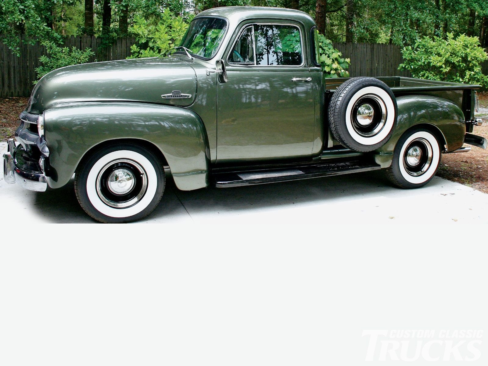 1955, Chevrolet, 3100, Pickup, Stepside, Classic, Old, Vintage, Usa, 1600x1200 02 Wallpaper