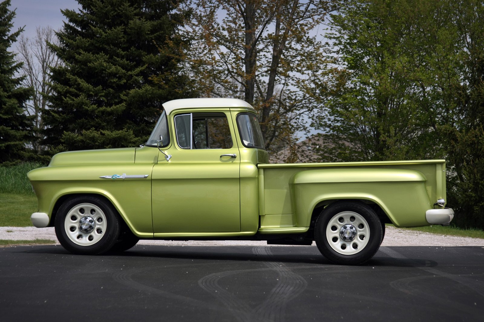 1955, Chevrolet, 3100, Pickup, Stepside, E rod, Lingenfelter, Streetrod, Street, Rod, Usa, 1600x1066 01 Wallpaper