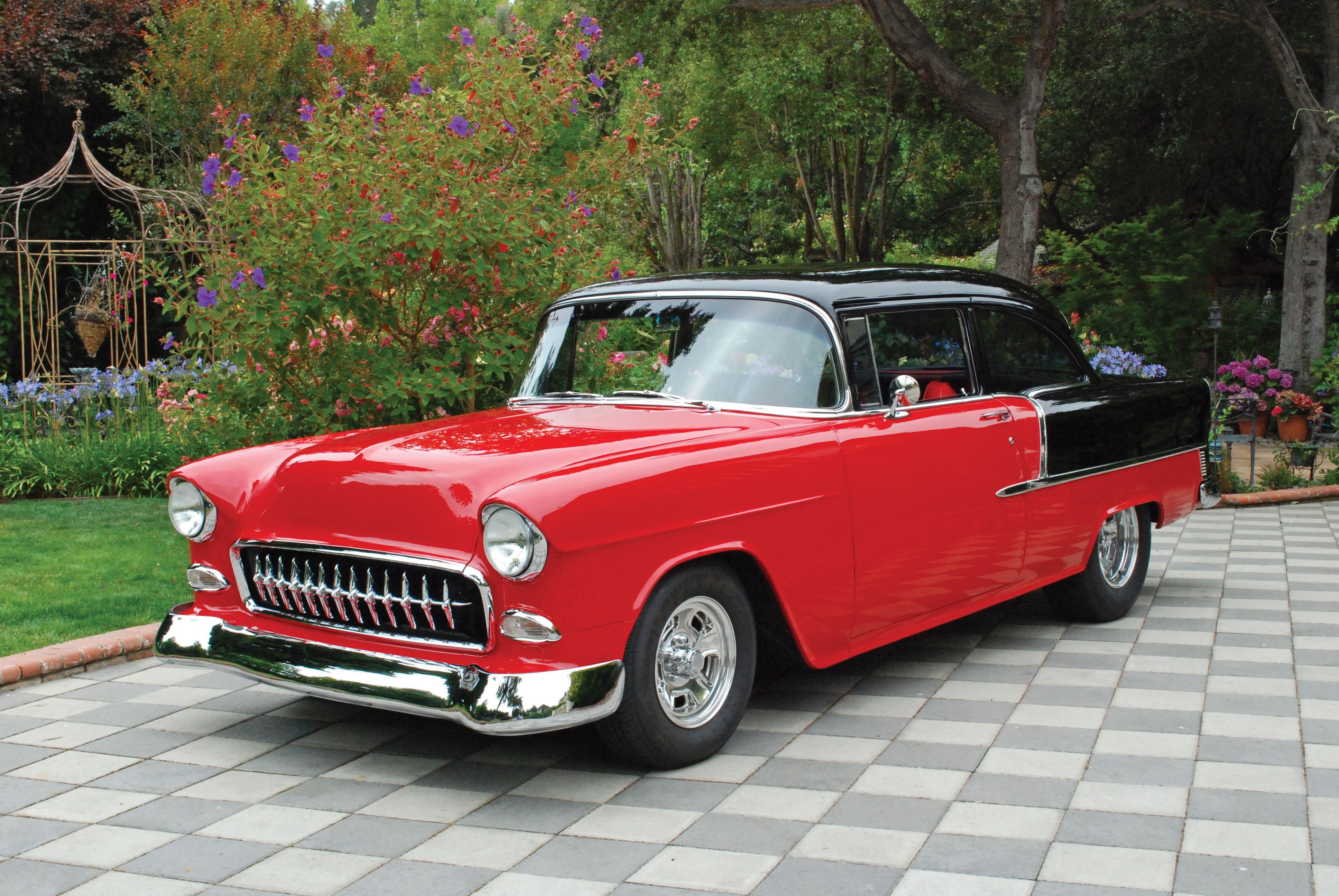 1955, Chevrolet, 210, Sedan, Two, Door, Hotrod, Streetrod, Hot, Rod, Street, Usa, 3872x2592 16 Wallpaper