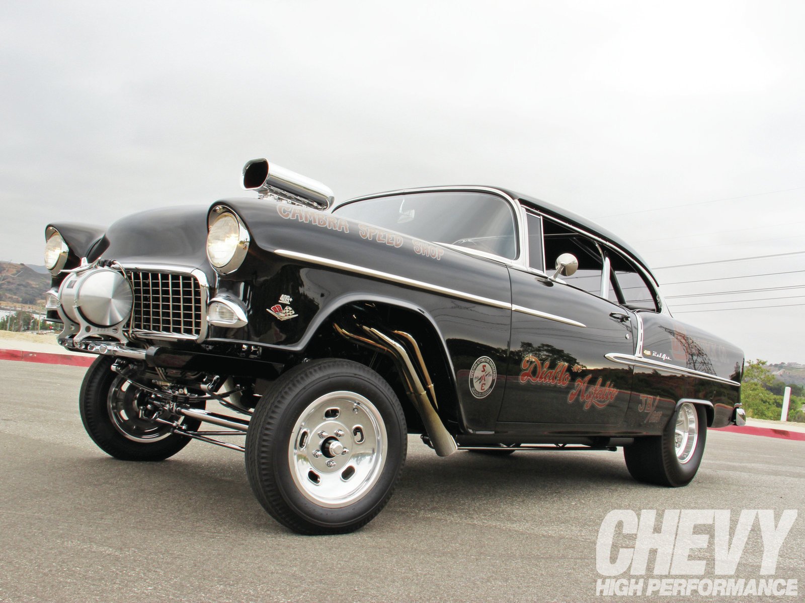 1955, Chevrolet, Bel, Air, Hardtop, Gasser, Drag, Dragster, Street, Hot, Usa, 1600x1200 04 Wallpaper