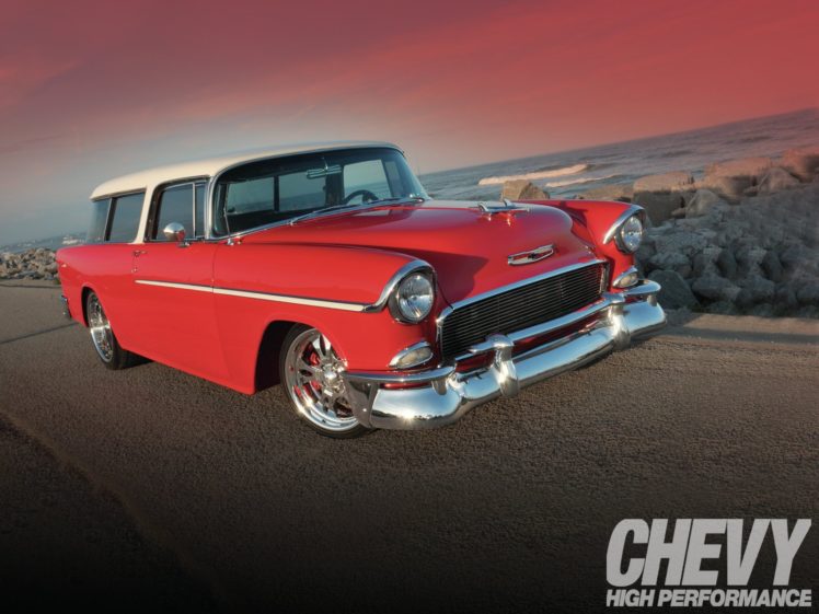 1955, Chevrolet, Bel, Air, Nomad, Hotrod, Streetrod, Hot, Rot, Street, Wagon, Usa, 1600×1200 01 HD Wallpaper Desktop Background
