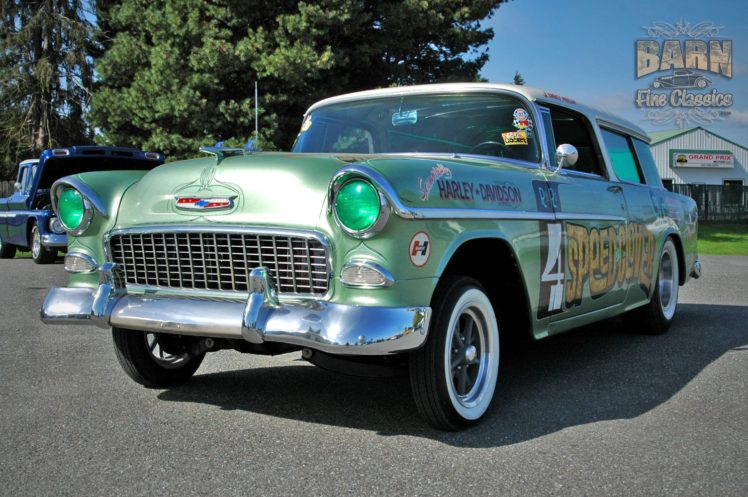 1955, Chevrolet, Chevy, Nomad, Belair, Gasser, Pro, Stocl, Drag, Dragster, Race, Racing, Vintage, Usa, 1500×1000 04 HD Wallpaper Desktop Background