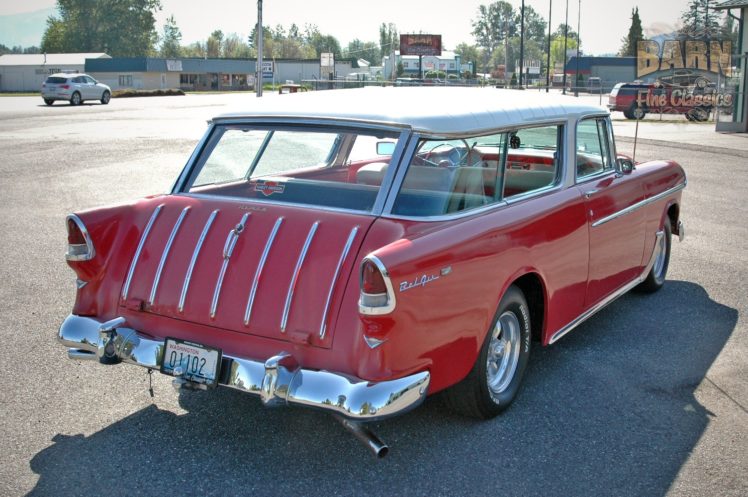 1955, Chevrolet, Nomad, Belair, Hotrod, Streetrod, Hot, Rod, Street, Usa, 1500×1000 12 HD Wallpaper Desktop Background