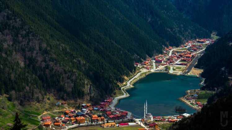 trees, Nature, House, Nikon, Green, Landscapes, Trabzon, Lake, Mosque, D7100, Turkey HD Wallpaper Desktop Background