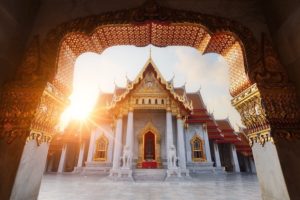 original, Photo, Sunrise, Sun, Temple, Bangkok