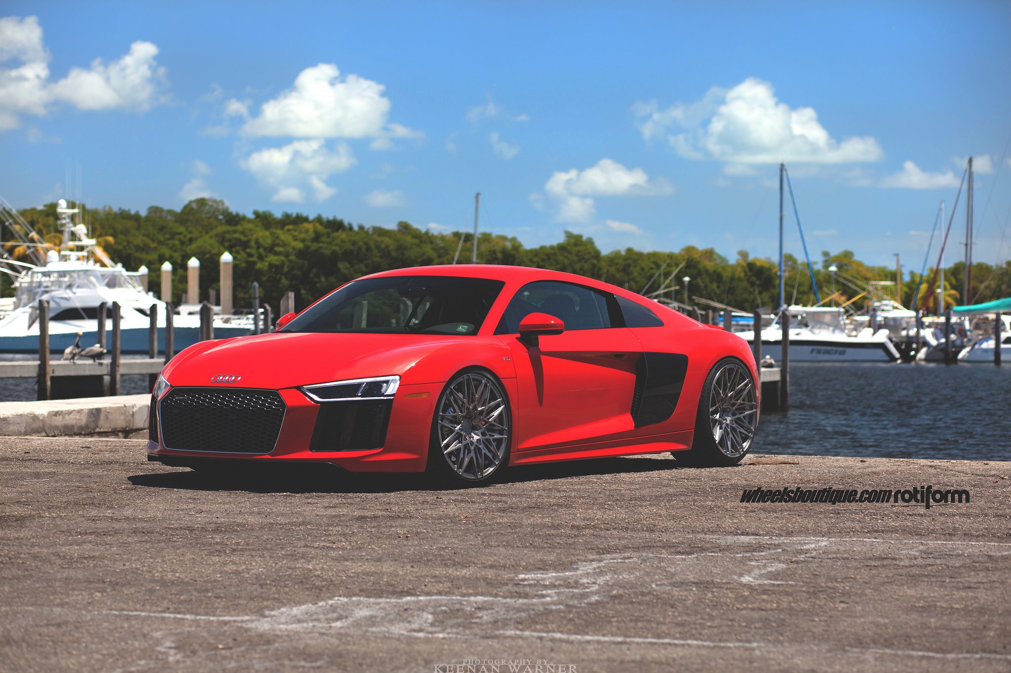audi, R8, V10, Cars, Red, Adv1, Wheels Wallpaper