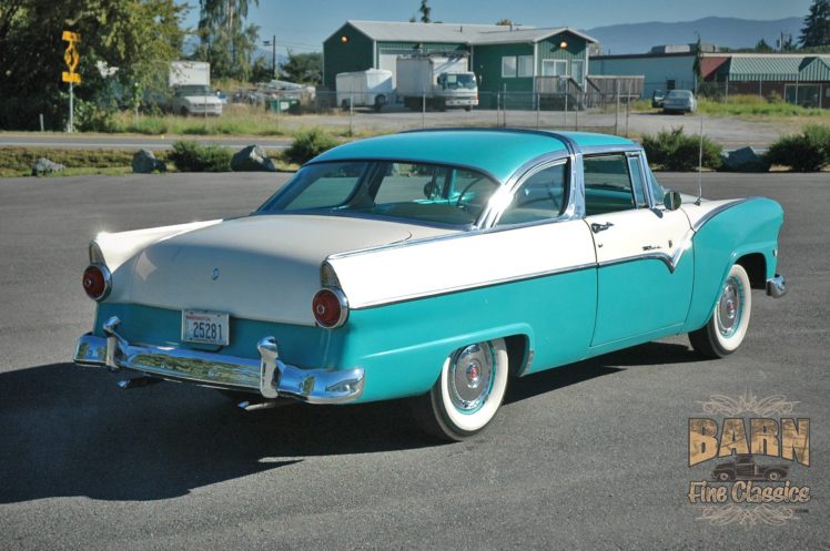 1955, Ford, Fairlane, Crown, Victoria, Classic, Old, Vintage, Original, Usa, 1500×1000 02 HD Wallpaper Desktop Background