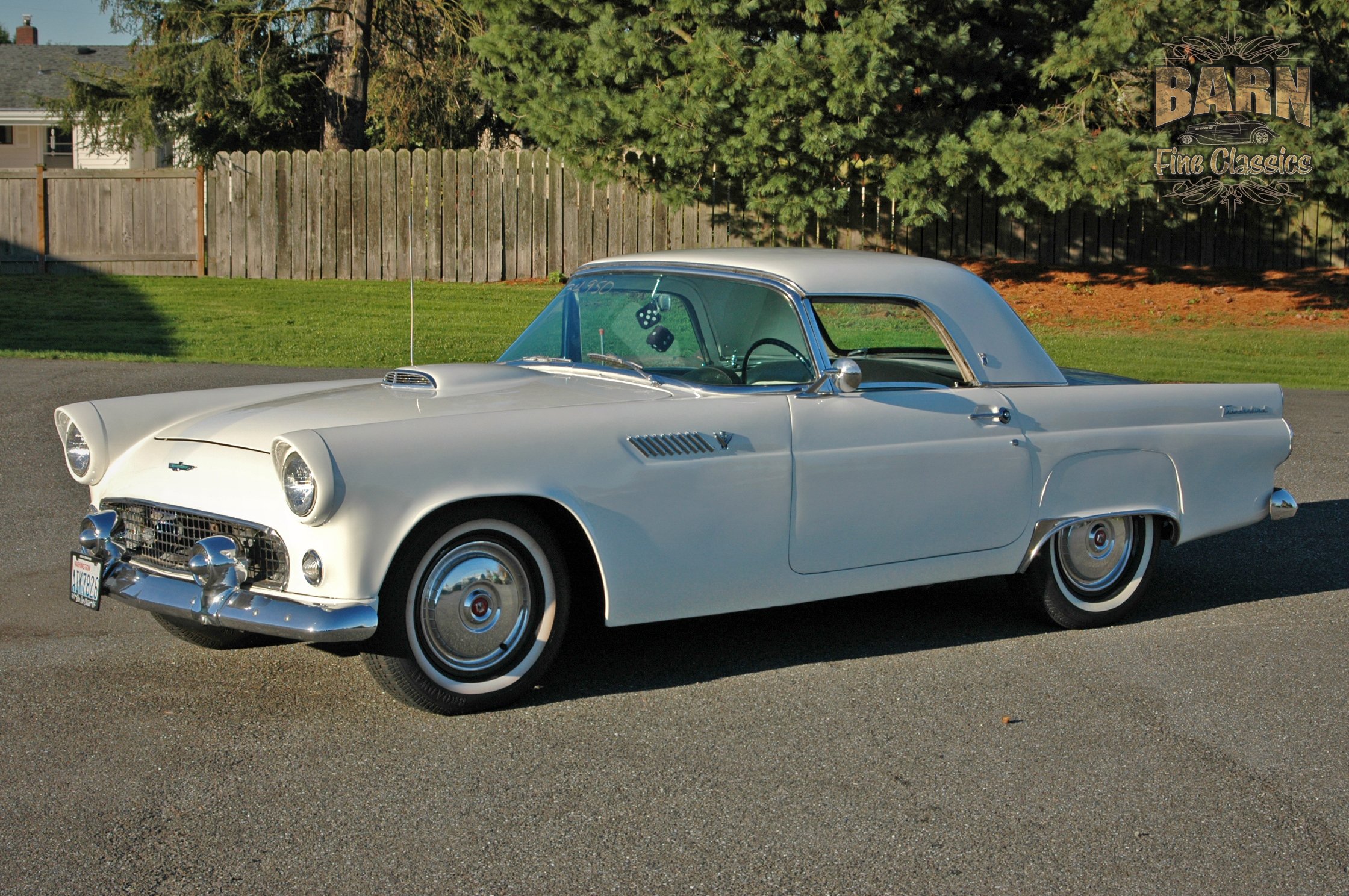 1955, Ford, Thunderbird, Convertible, Classic, Old, Vintage, Retro, White, Usa 1500x1000 02 Wallpaper