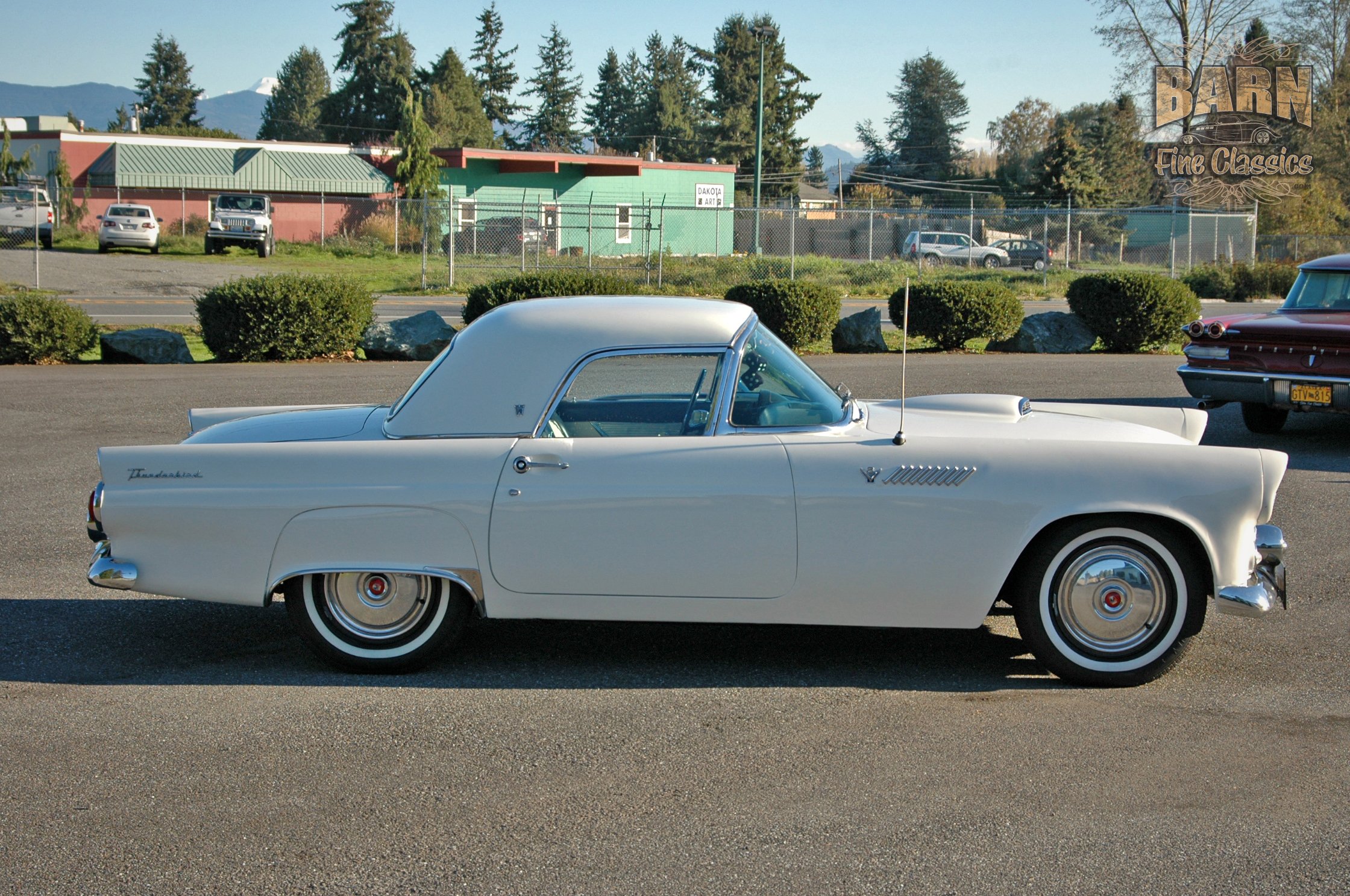 1955, Ford, Thunderbird, Convertible, Classic, Old, Vintage, Retro, White, Usa 1500x1000 03 Wallpaper