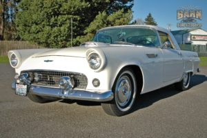 1955, Ford, Thunderbird, Convertible, Classic, Old, Vintage, Retro, White, Usa 1500×1000 10