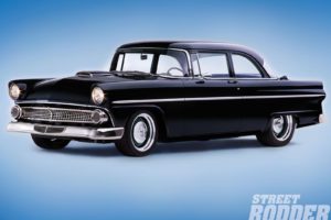 1955, Ford, Victoria, Two, Door, Hardtop, Hotrod, Hot, Rod, Custom, Old, School, Usa, 1600x1200 03