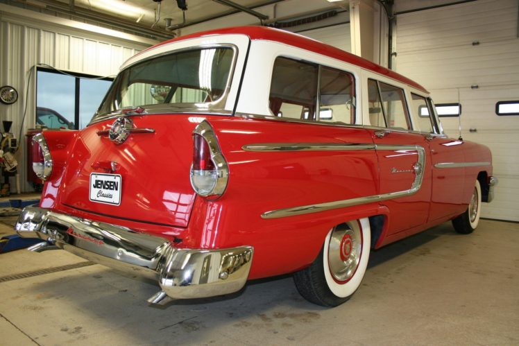 1955, Mercury, Custom, Wagon, Red, Classic, Old, Vintage, Retro, Usa, 1728×1152 02 HD Wallpaper Desktop Background