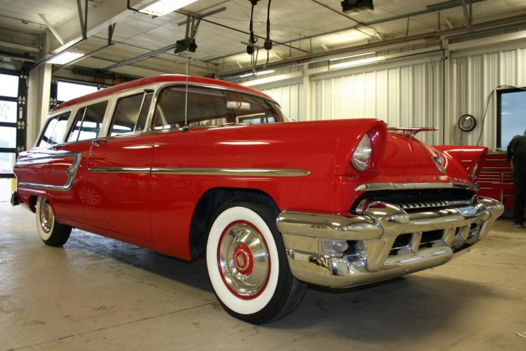 1955, Mercury, Custom, Wagon, Red, Classic, Old, Vintage, Retro, Usa, 1728×1152 01 HD Wallpaper Desktop Background