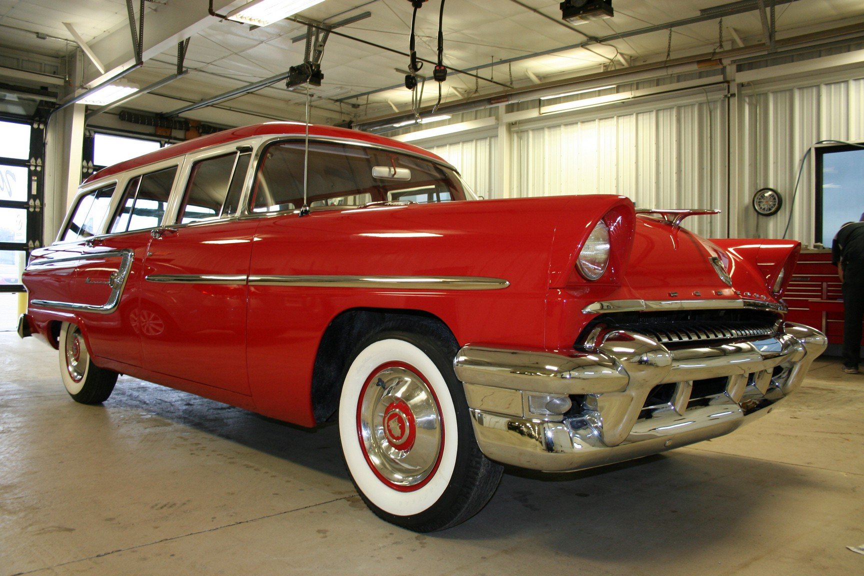 1955, Mercury, Custom, Wagon, Red, Classic, Old, Vintage, Retro, Usa, 1728x1152 01 Wallpaper