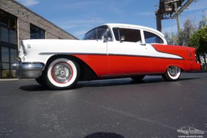 1955, Oldsmobile, Supe, 88, Sedan, Two, Door, Classic, Old, Vintage, Retro, Original, Usa,  01