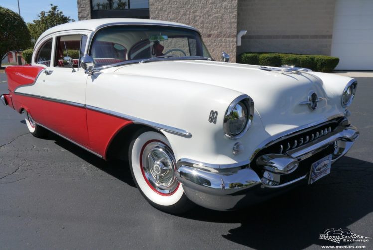 1955, Oldsmobile, Supe, 88, Sedan, Two, Door, Classic, Old, Vintage, Retro, Original, Usa,  05 HD Wallpaper Desktop Background