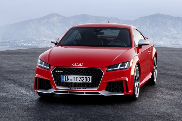 2016, Audi, Tt, Rs, Roadster, Coupe, Cars, Red HD Wallpaper Desktop Background