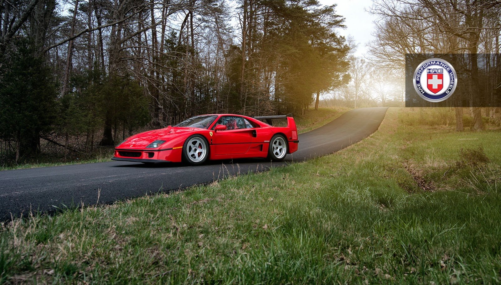 f40, Ferrari, Cars, Supercars, Hre, Wheels Wallpaper