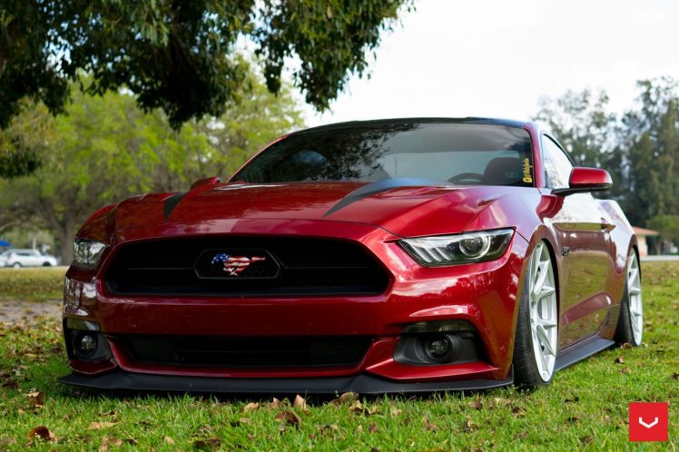 ford, Mustang, Coupe, Cars, Vossen, Wheels HD Wallpaper Desktop Background
