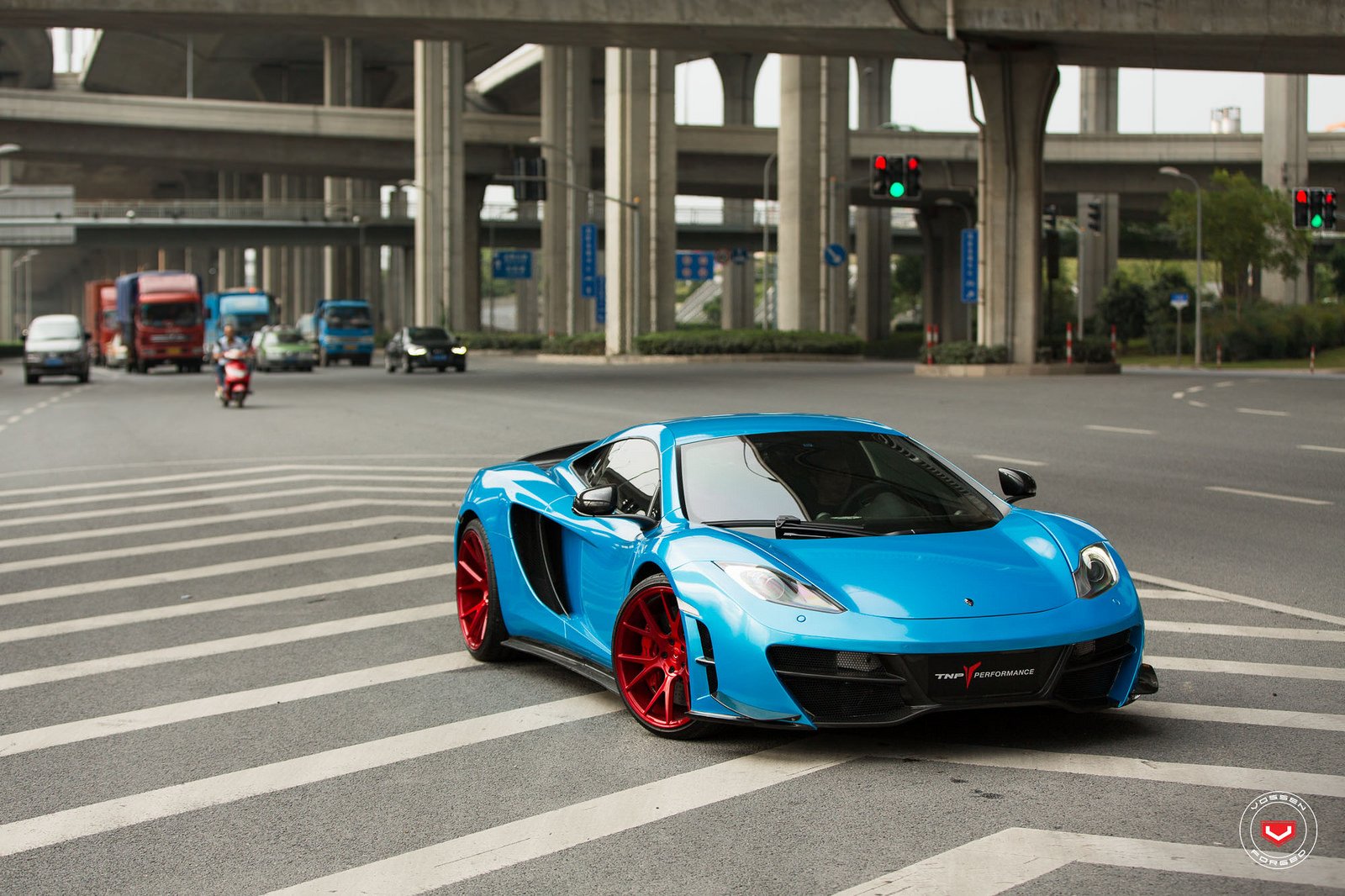 mclaren, Mp4, 12c, Blue, Coupe, Cars, Vossen, Wheels Wallpaper