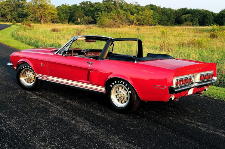 1968, Ford, Mustang, Convertible, Shelby, Gt 500 kr, Muscle, Old, Classic, Original, Usa,  04 HD Wallpaper Desktop Background